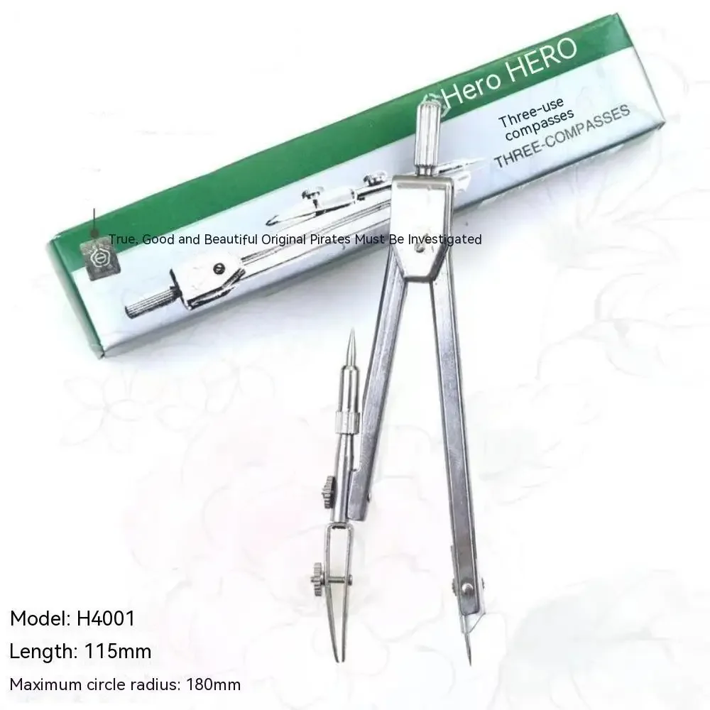 Professional Drawing Compass Large Geometry Compass  for School, Engineering, Drafting Tools