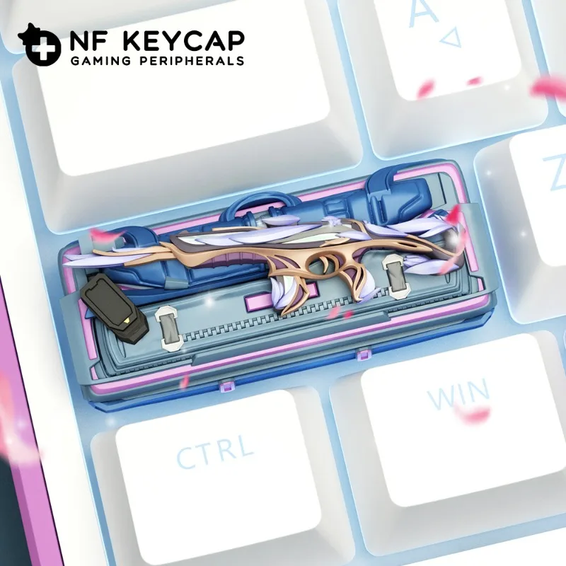 

New VALORANT Theme Phantom Keycap Resin Material 3D Handmade Personalize Delete Key Customized Keycap for Mechanical Keyboard
