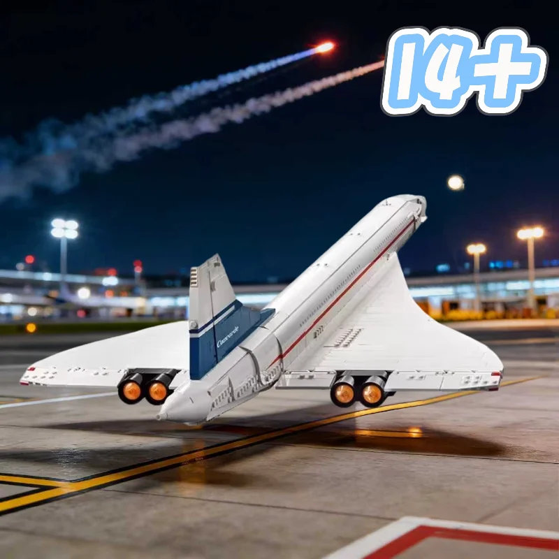 

Конструктор FIT 10318: Модель суперзвукового самолета Airbus Concorde и космического шаттла – развивающая игрушка для домашнего декора и подарков на день рождения