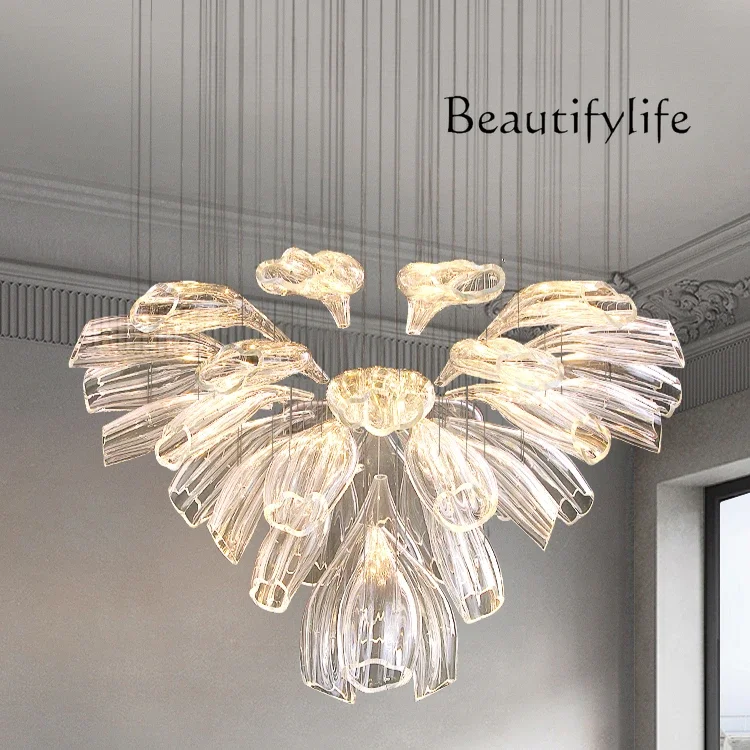 

Italian chandelier creative personality restaurant chandelier designer hotel model room light luxury living room lamp