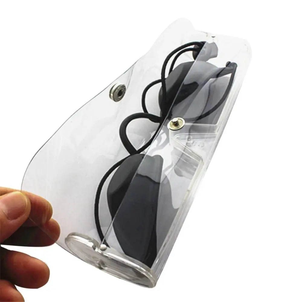 Black Laser Protective Eye Mask Silicone Adjustable Tanning Goggles Soft Eye Protection Protective Eyepatch Indoor & Outdoor