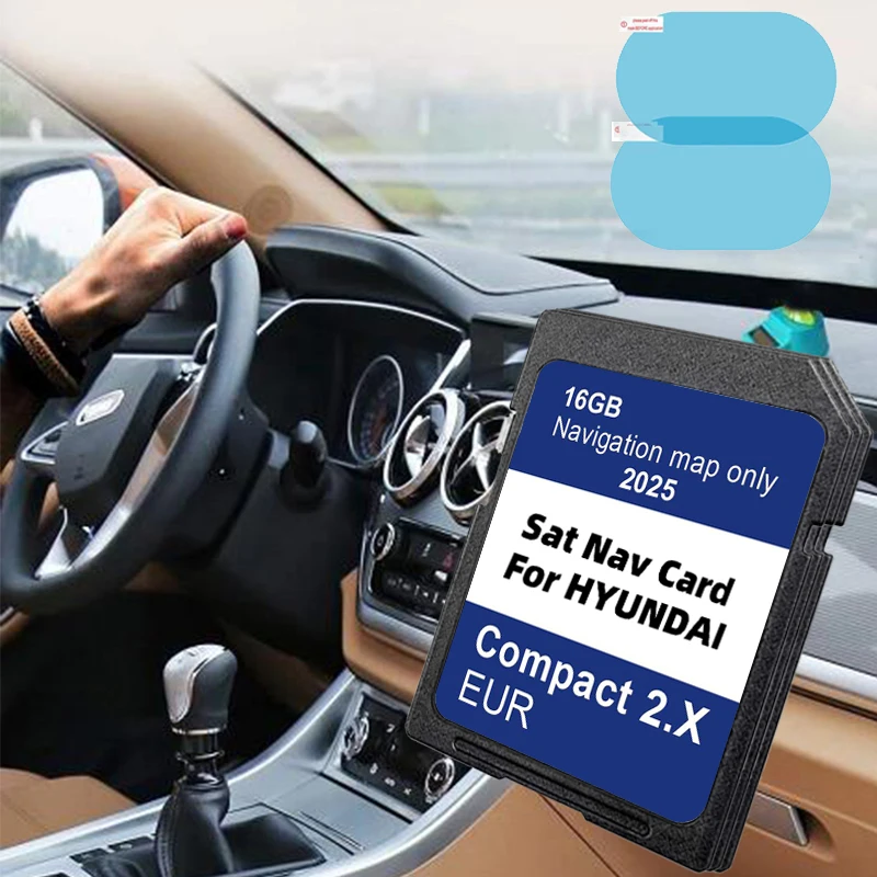 

GPS for Hyundai H1/i20/Santa Fe/Grand Santa Fe/Tucson Vehicle Upgrade 2025 SAT NAV SD Card EU Russia Turkey GPS Maps Navigation