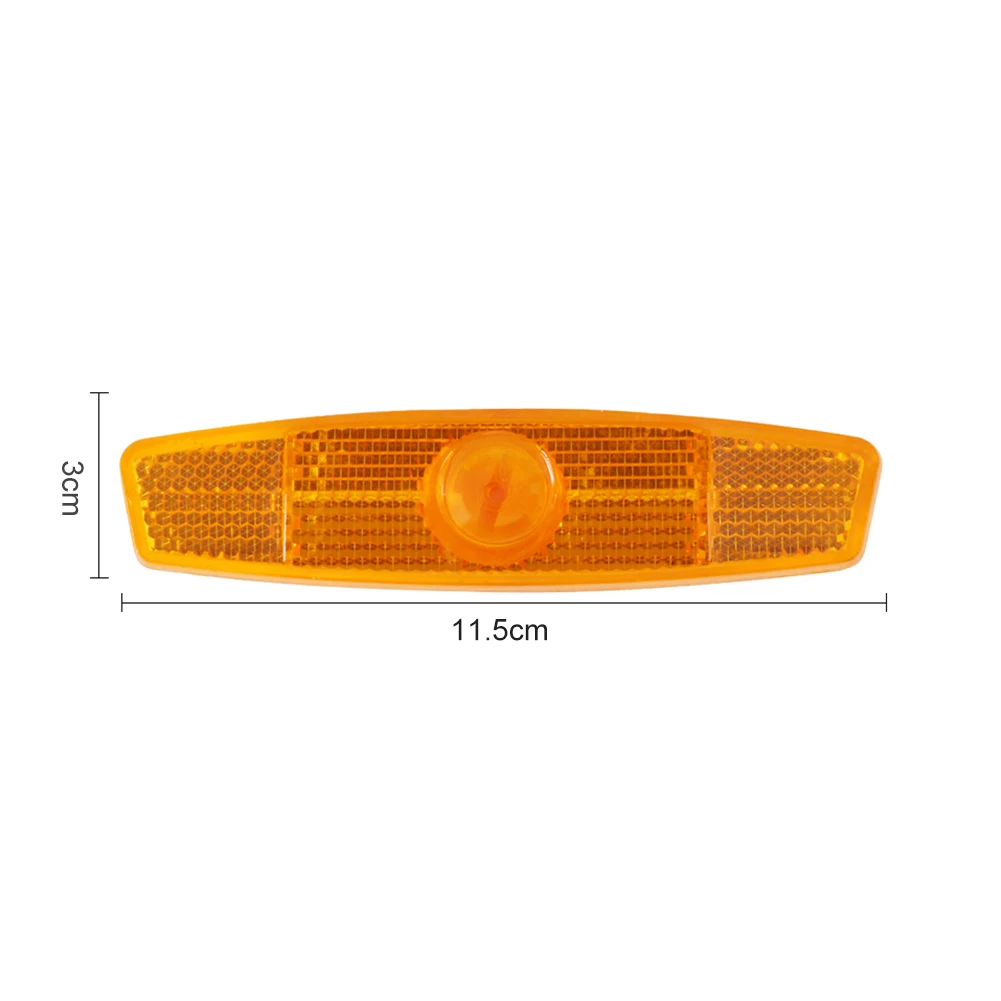 4x Fish Shaped Bike Safety Spoke Reflector MTB Bicycle Wheel Rim Reflective Clip