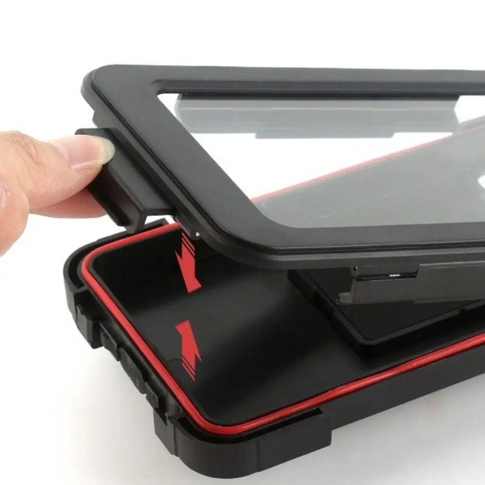 Support de téléphone de vélo étanche, conception magnétique 360 °   Support de smartphone pivotant Support stable Support réglable