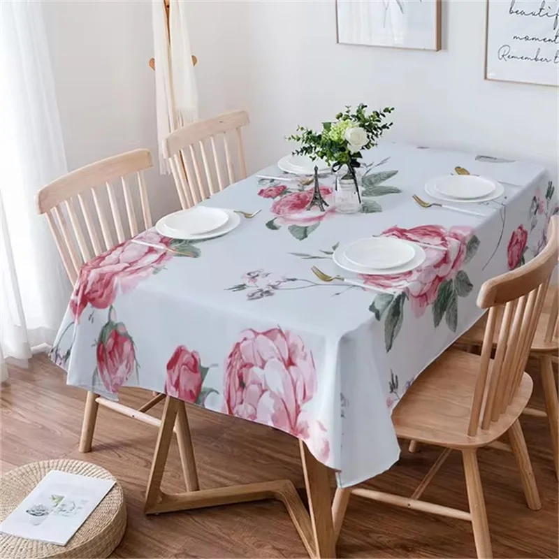 New Home Dining Table Cloth, Kitchen Decoration, Party Tablecloth, Bohemian Style Printed Tablecloth