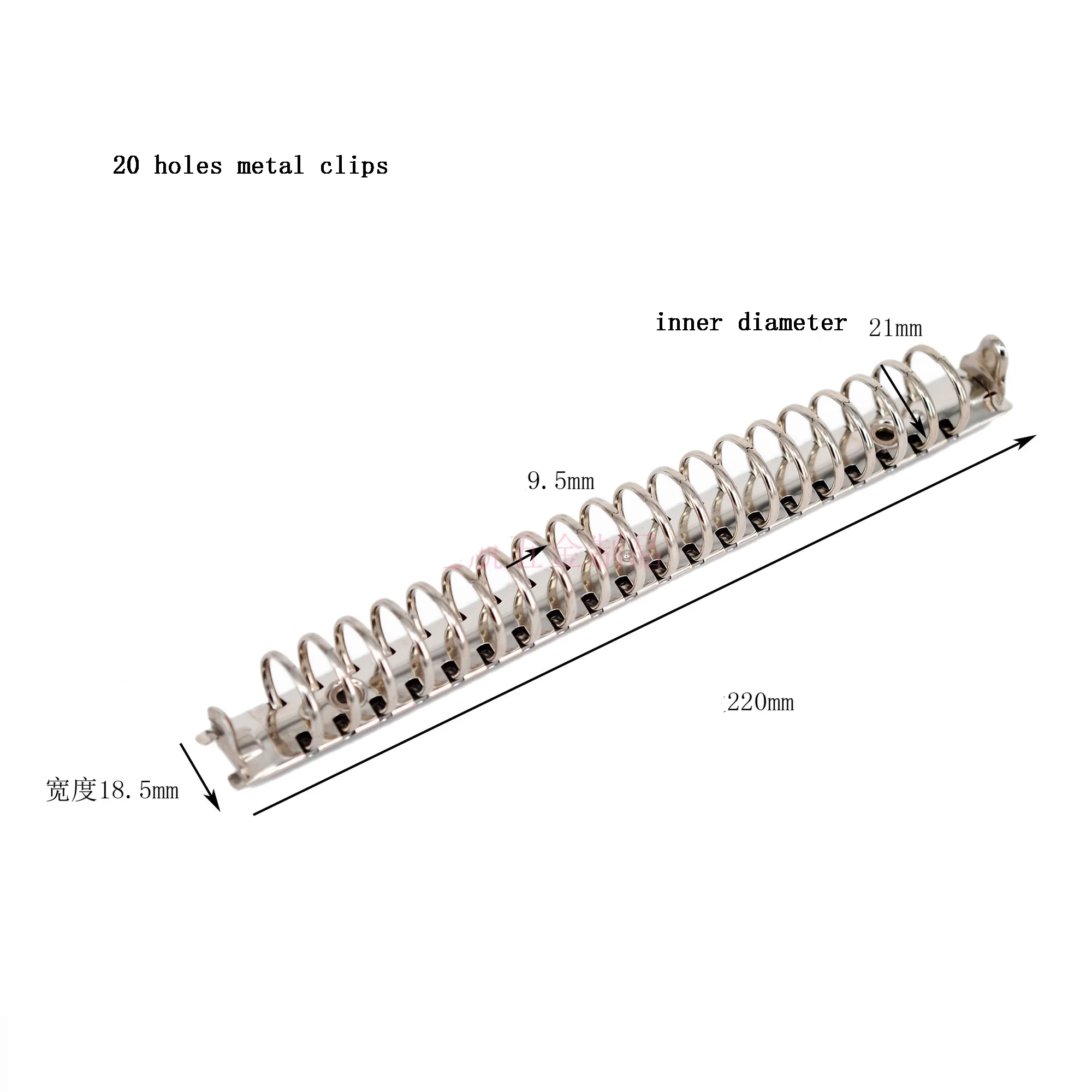 A5 20 Gaten Metalen Plastic Clips