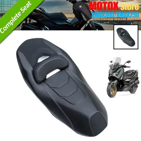 방수 편안한 좌석 오토바이 완전한 좌석 Pillion 쿠션 YAMAHA X-MAX 300 XMAX 250 XMAX300 2023 -2024