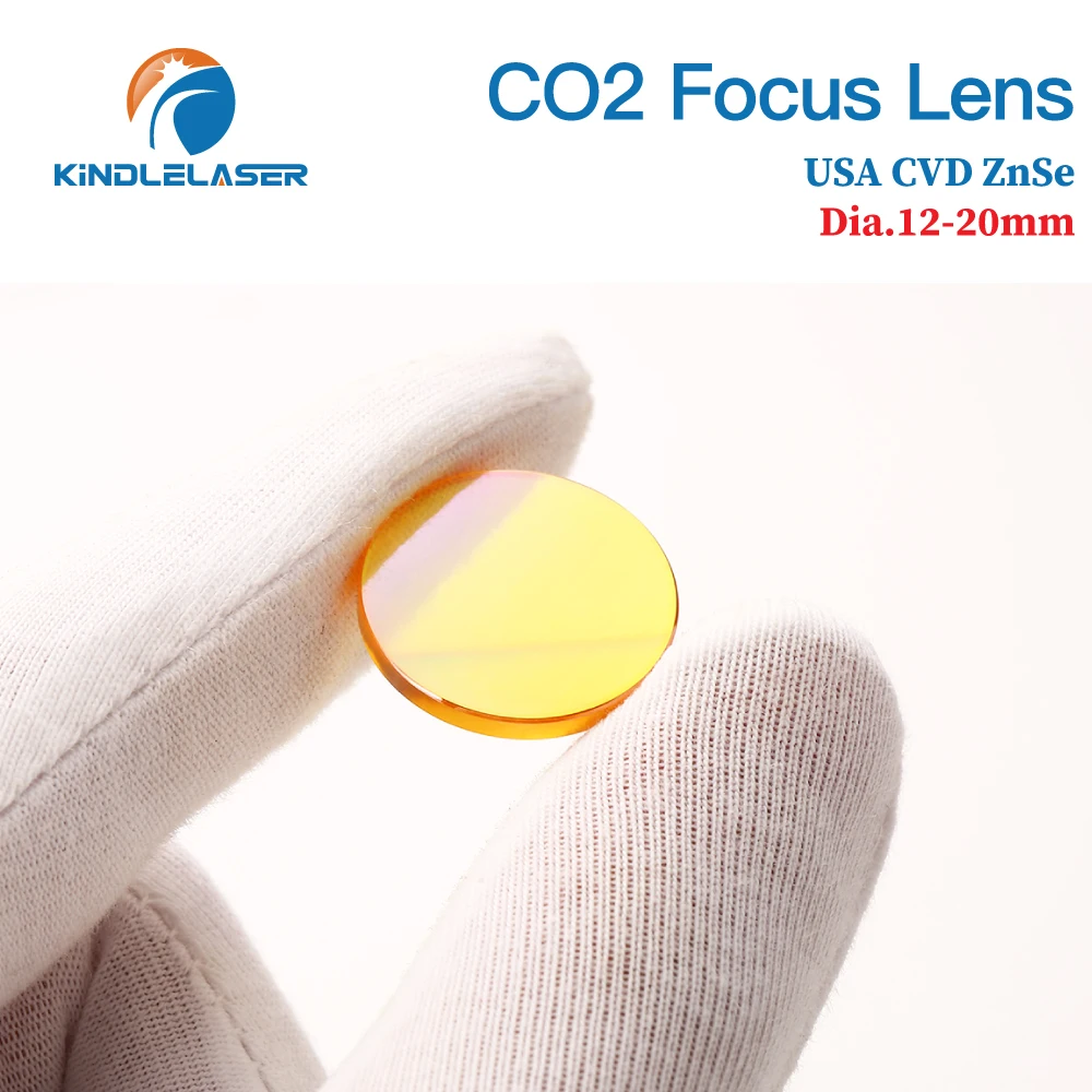 ZnSe Focus Lens USA CVD Lens Dia.12/15/18/20 FL25.4/38.1/50.8/63.5/76.2/101.6/127/160mm voor CO2 Lasergravure Snijmachine