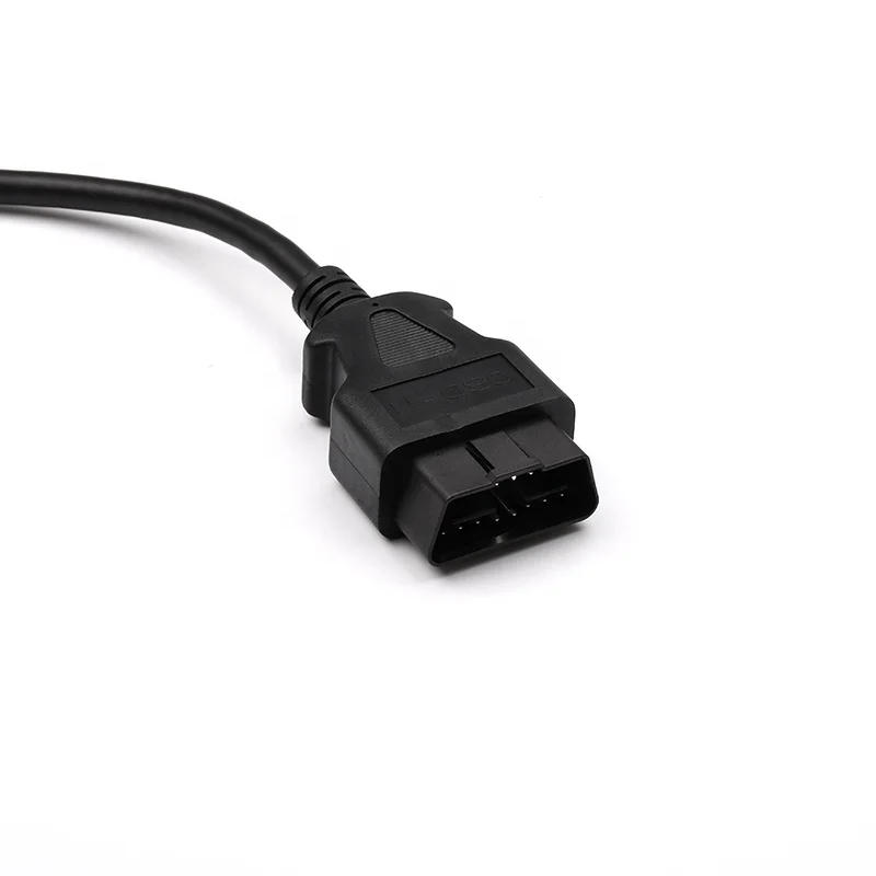 Customized OBD2 25pin Male to Female Cable OBD DB25 Cable With DC Connector