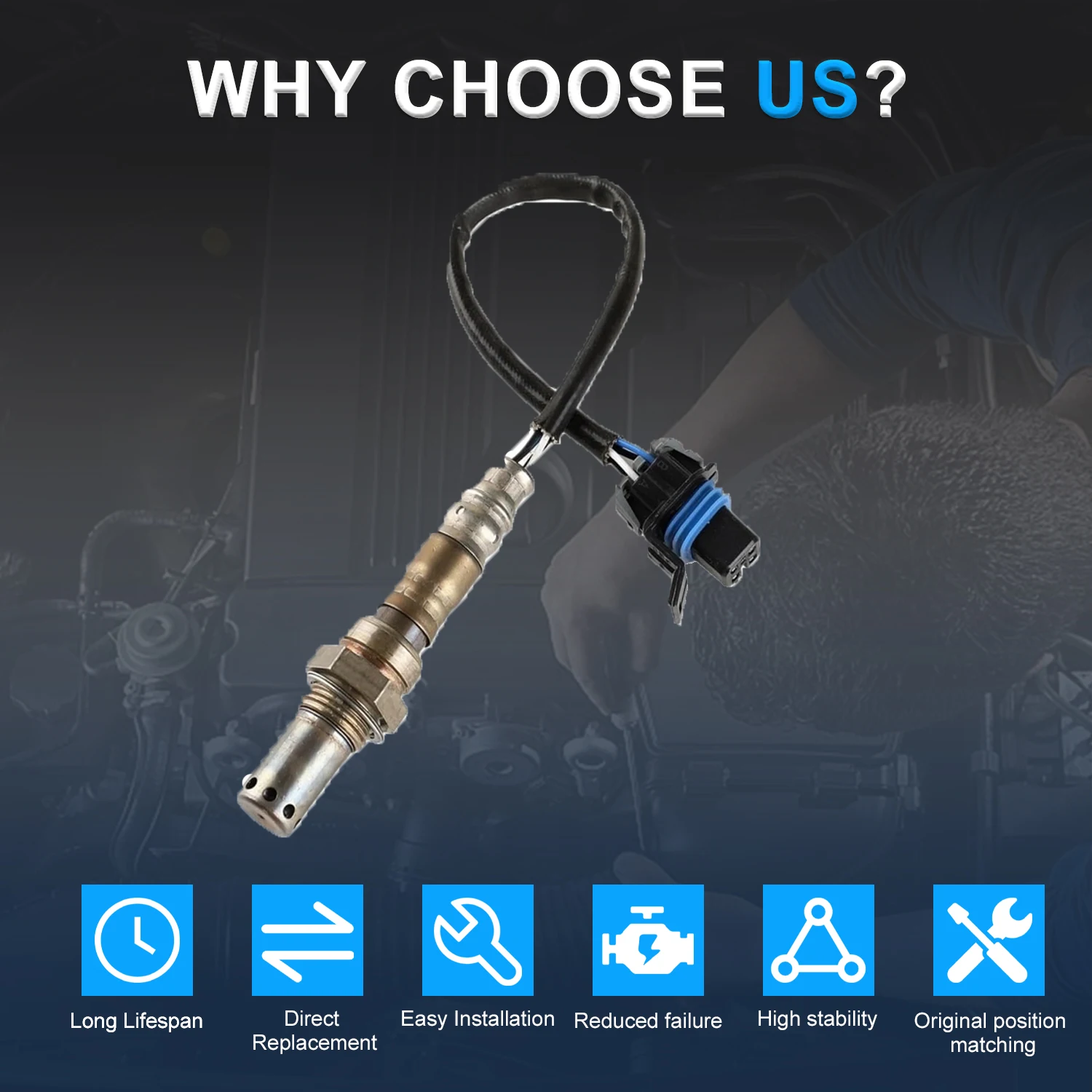 149100-7700 Новый задний лямбда-зонд O2, датчик кислорода 25180903 для CHEVROLET Cobalt 1.5L L2C B15D2 T250 2013-2018 POST-CATALYST