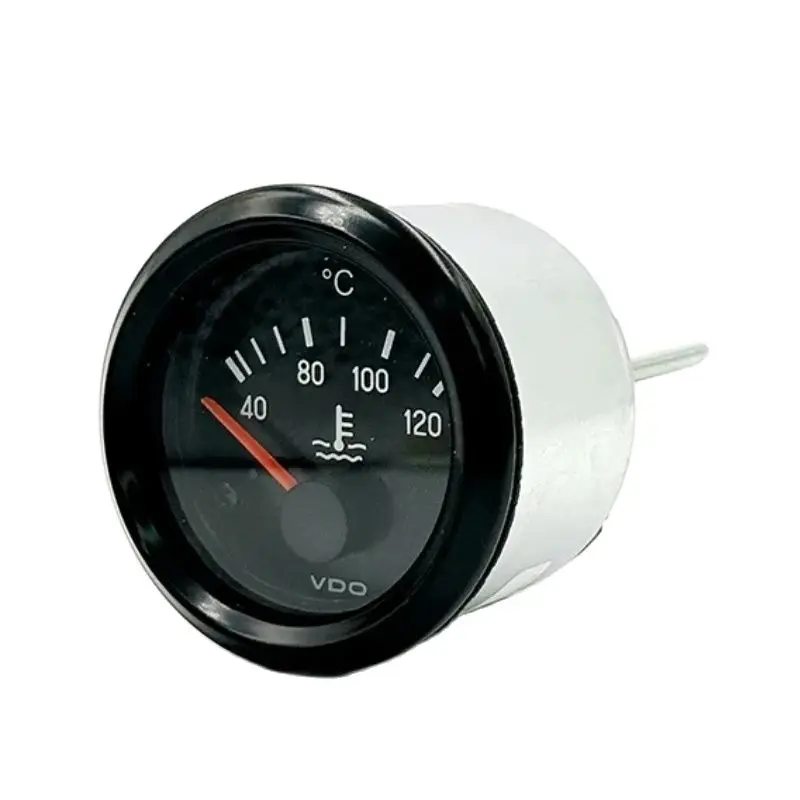 VDO Water Temperature Gauge Electric 40 -120C 12v 24V 52mm Coolant Temp Gauge with sensor adapter