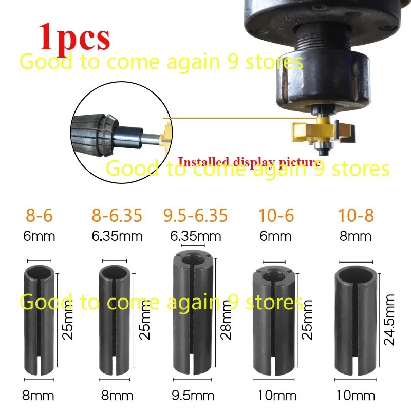 

1pc CNC Router Bit High Precision Adapter Collet Milling Cutter Tool Adapters Holder 6mm 6.35mm 8mm 10mm 12mm 12.7mm