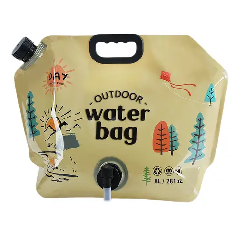 GG 5L/10L Collapsible Water Container Water Storage Jug Bag for Outdoor Camping Hiking Emergency Survival