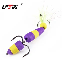 Fishing Lure Foam Hook Soft Lure SwimBait Jig Hook Floats for Pike Wobbler Bass Tail Spinner Artificial Bait Fishing Accessories