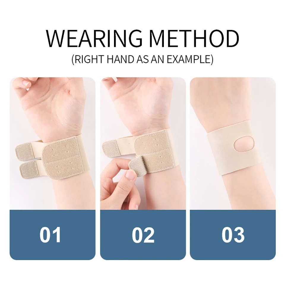 1PC Portable Adjustable Thin Pain Wrist Band Brace Injury TFCC Tear Injury Brace Men Women Sports Yoga Soft Ulnar Fix Wrist Band