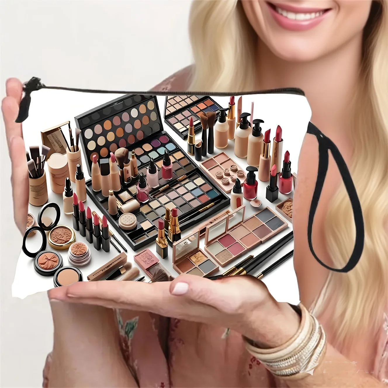 Makeup Organizer Cosmetic Bags Beauty Bag Makeup Storage Pouch Travel Portable Zipper Toiletry Bags for Women Gift