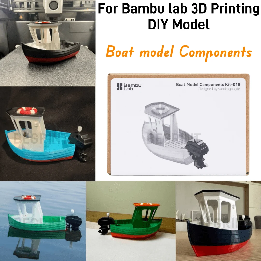 

Bambu Lab 3D-принтер DIY Модель лодки Компоненты модели DIY Kit Bamboo Lab Bambulabs 3D-печать лодки Игрушки Подарок для детей