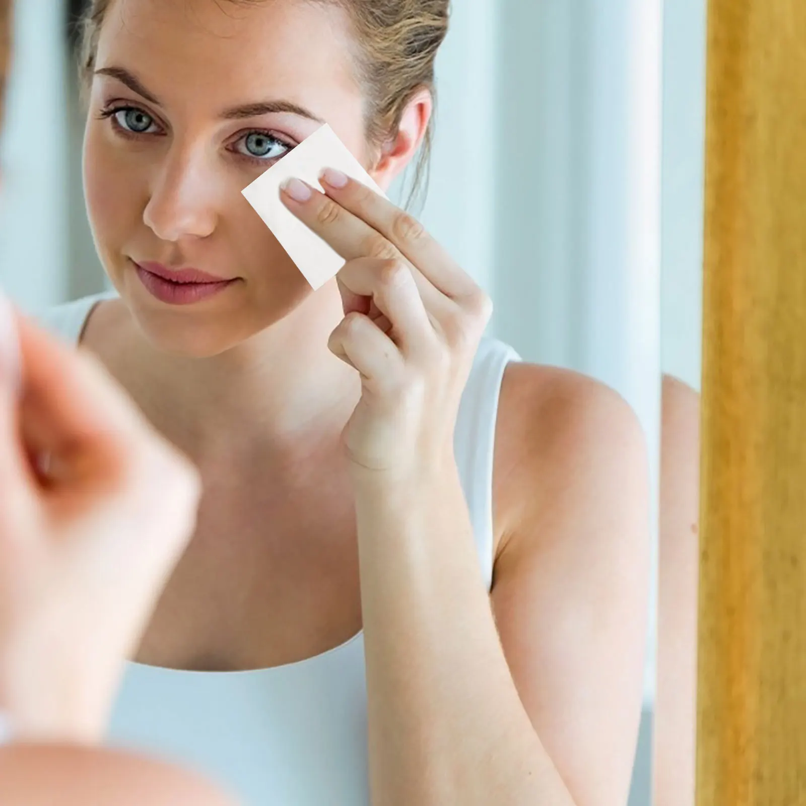 

200pcs Facial Cleansing Makeup Remover Cotton Face Skin Care Nail Polish Remover Pads For Home Salon Use Soft Water Absorbent