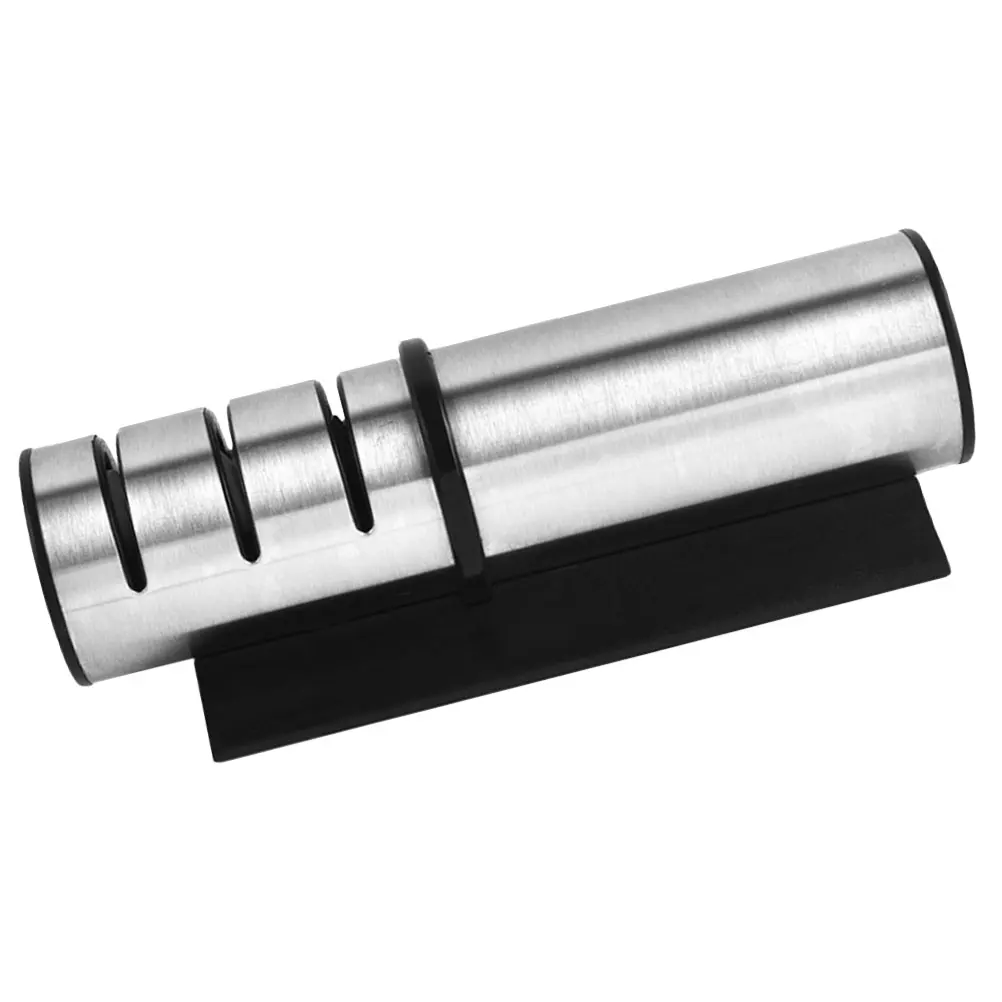 

H held 3 Stage Knife Sharpener Tungsten Steel Scissor Sharpening Tool Kitchen Accessory Premium Blade Wear