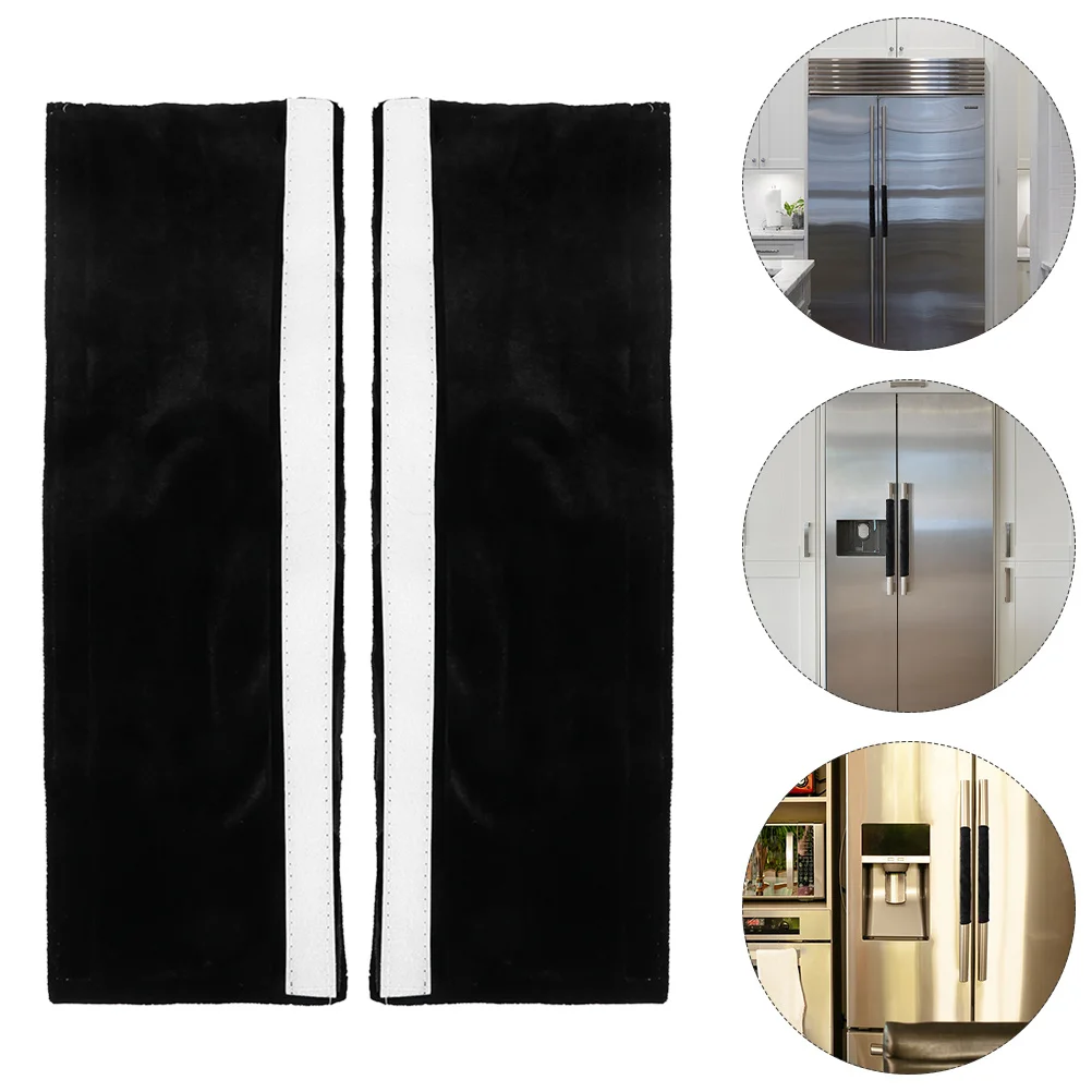 

2Pcs Door Handle Cover for Refrigerator Fridge Oven Microwave Cabinet Appliance Handle Protector Kitchen Home Decorative