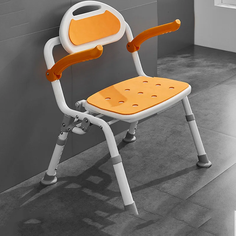 Shower Women Bathroom Chairs Folding Elderly Designer Armrests Bathroom Chairs Ergonomic Footrest Cadeira Ergonomica Furniture