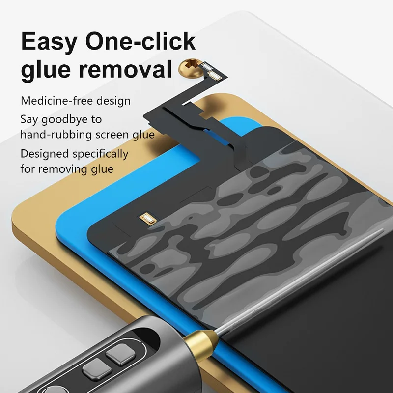 MaAnt CJ-1Pro Electric Glue Remover Pen Needles Machine Original Hard Touch Screen Adhensive Phone Repair Tools Set