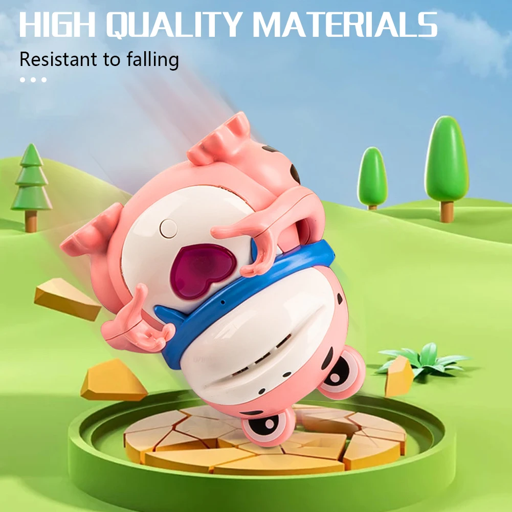 Kids Electric Recordable Little Cartoon Frogs Toy Battery Powered Puzzle Toy Novelty Birthday Gift