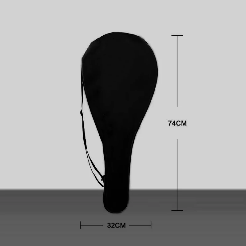 Oxford Tennis Bag Portable Single Shoulder Professional Original Tennis Racket Cover Bag Badminton Storage Carry Bags Black
