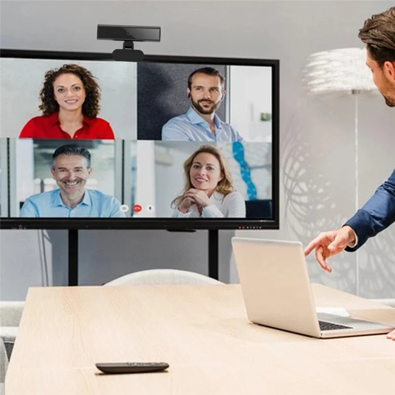 كاميرا ويب لتحديد تسجيل الدخول مع ميكروفون واحد لكاميرا ويب الكمبيوتر التي تعمل بنظام Windows Hello USB