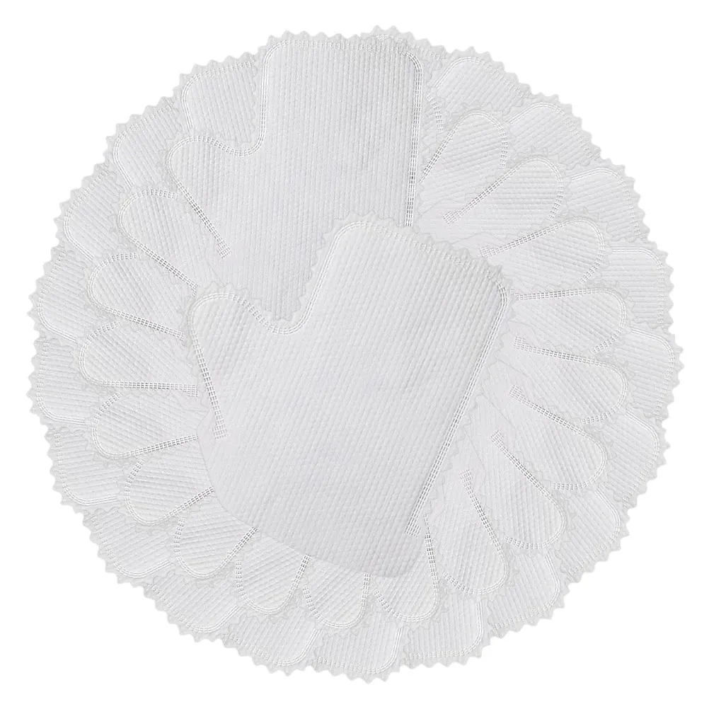 50Pcs Soft Non Woven Fabric Cleaning Gloves Disposable Household Dusting Gloves for Window Kitchen Plant Care Dusting Glove