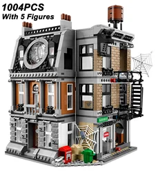 1004PCS Creative Sanctum Sanctorum Showdown Building Blocks Super Hero Assemble Bricks Toys With Figures Gift For Children Kids