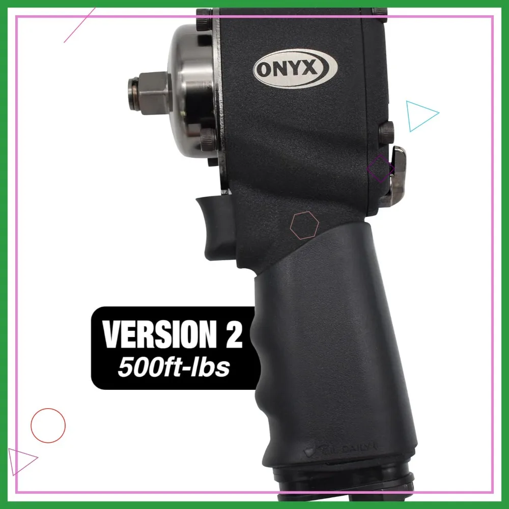 

1/2" Nano Impact Wrench v2-500ft/lb Ultra-Compact High Torque