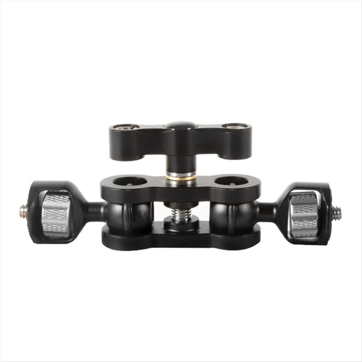 T35C Double Ball Head Magic Arm 360 Ballheads with 1/4inch for Camera Monitor Light Microphone Gimbal Cage Mount