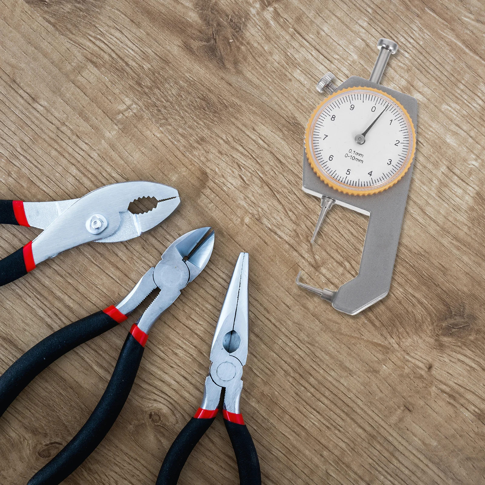 

High Precision Thickness Gauge Handheld Meter 0-10Mm for Metal Film Steel Pipes Plates Construction Welding DIY Projects Metal