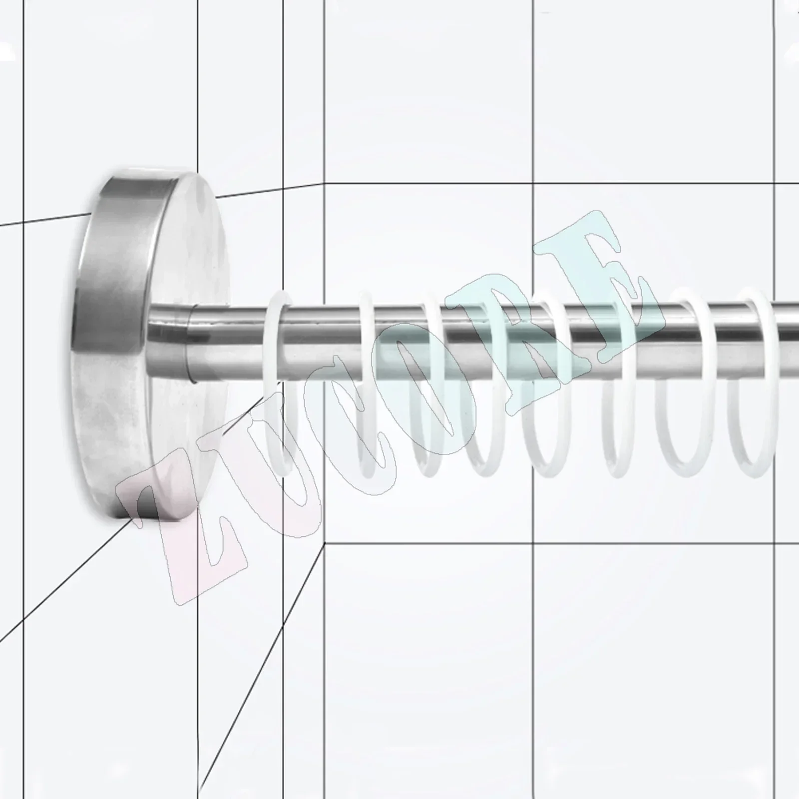 Stainless Steel Shower Curtain Rod U-Shaped  Adjustable Curved Flexible Ideal For Small Bathrooms And Bathtubs