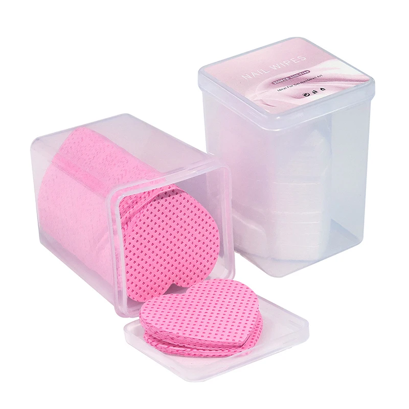 Lingettes en Papier Coton pour Dissolvant de Colle à Cils, Tampons Nettoyants pour la Bouche de la Bouteille de Colle, Empêche l'Ecreusement des Extensions de Cils, 200 Pièces