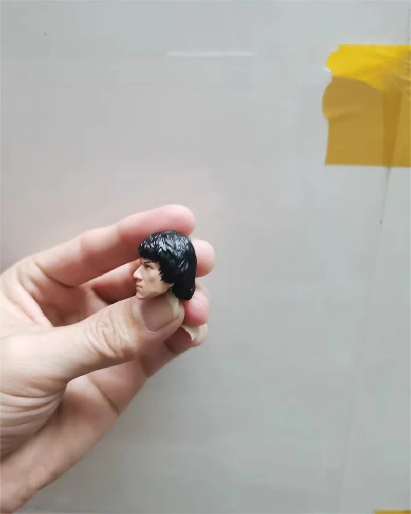 

1/12 Male Doll Accessories Jackie Chan Head Carving Model Toy Fit 6'' Action Figure Body In Stock
