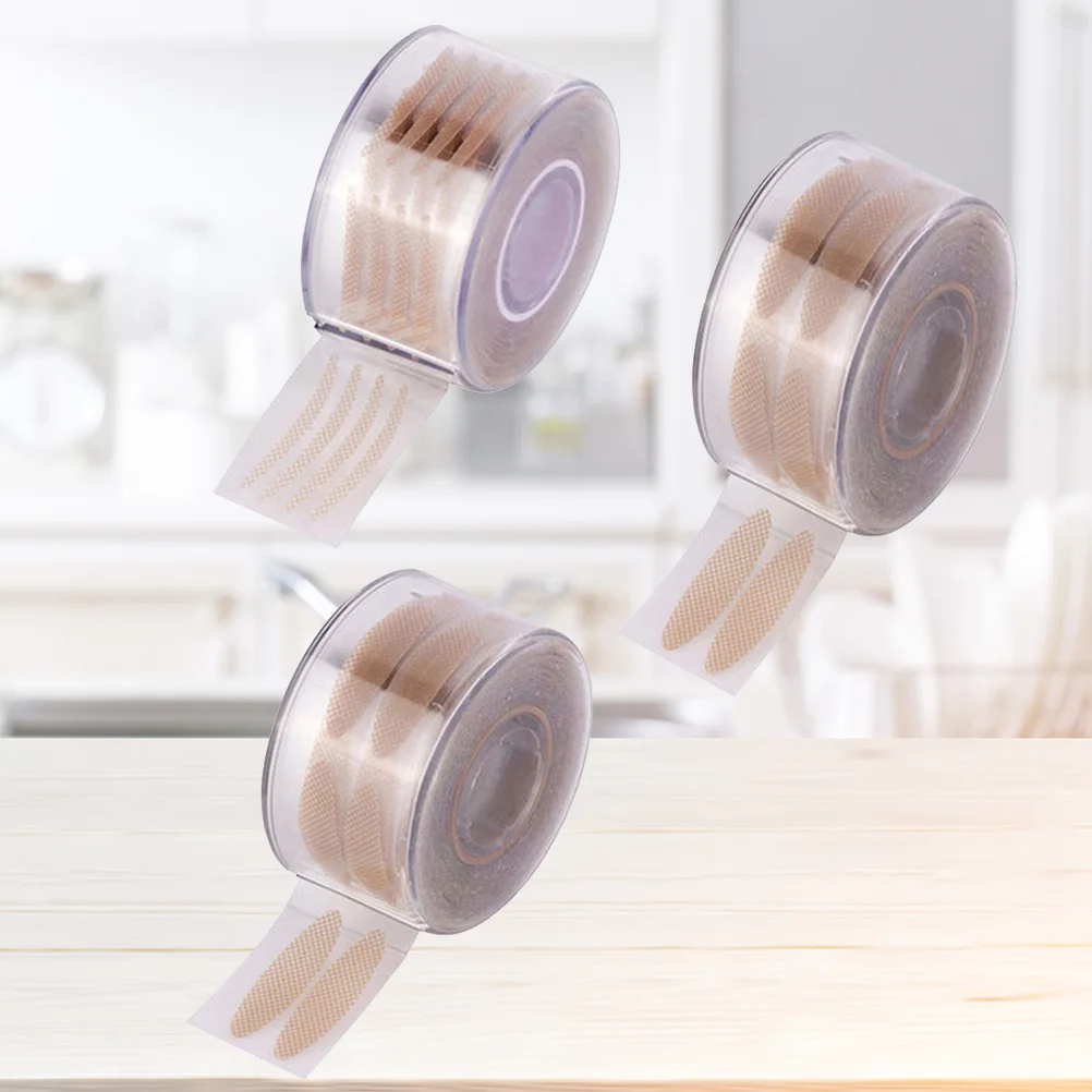 1200개 투명 쌍꺼풀 스티커 섬유 쌍꺼풀 테이프 자연스럽고 아름다운 눈을 위한 간편한 적용 및 제거 여성용 뷰티 도구