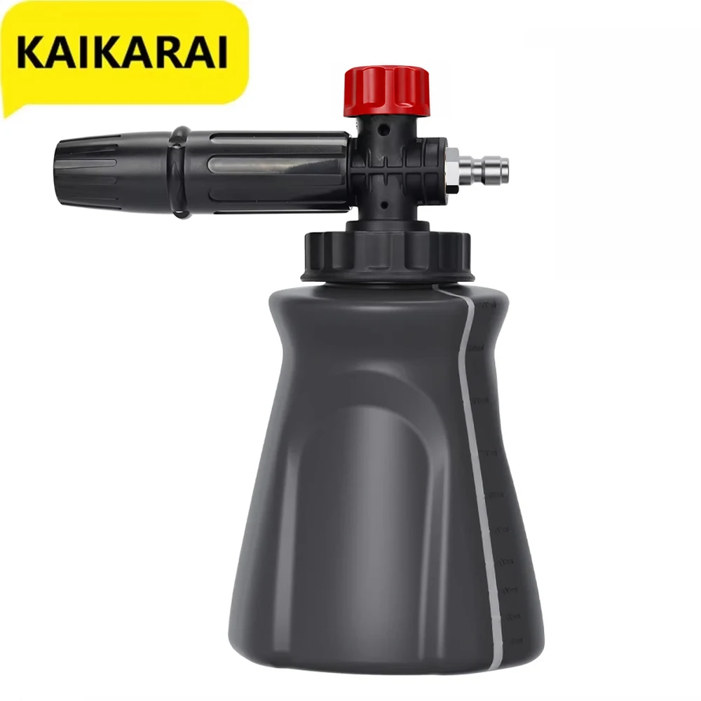 Car Wash Snow Foam Lance Foam Nozzle Foam Cannon Foam Generator for G1/4inch High Pressure Washer Visible Measurement Scale