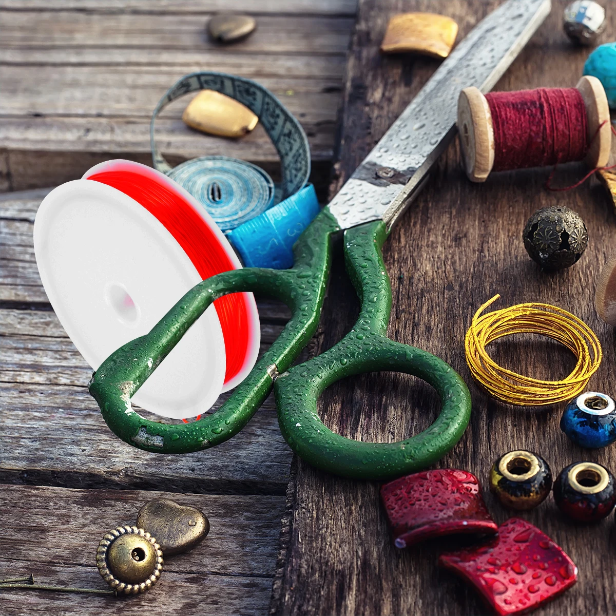 

0.8mm 10 Rolls Jewelry Elastic Line Strong Durable Beading Wire for DIY Crafts Bracelet Necklace Making Supplies