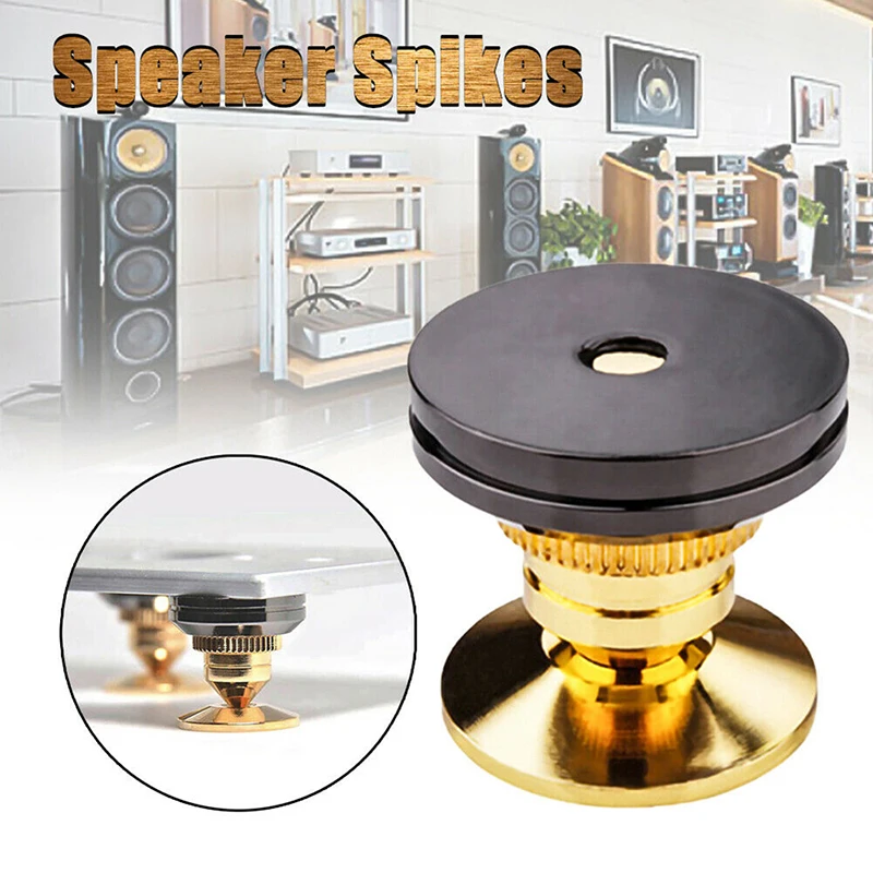 

4PCS Speakers Stand Foot Spikes Mount Loudspeaker Box Nails Pads Shockproof