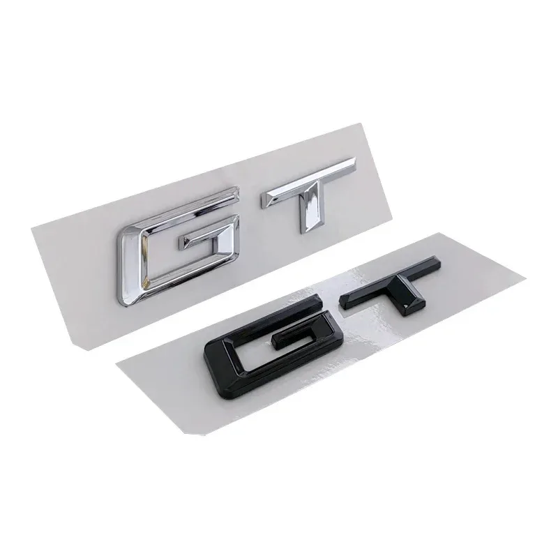 

3D ABS Car Trunk Letters GT Emblem Badge Sticker For BMW 3 Series 5 Series GT E36 F07 F34 G32 320d 530 650 Auto Accessories