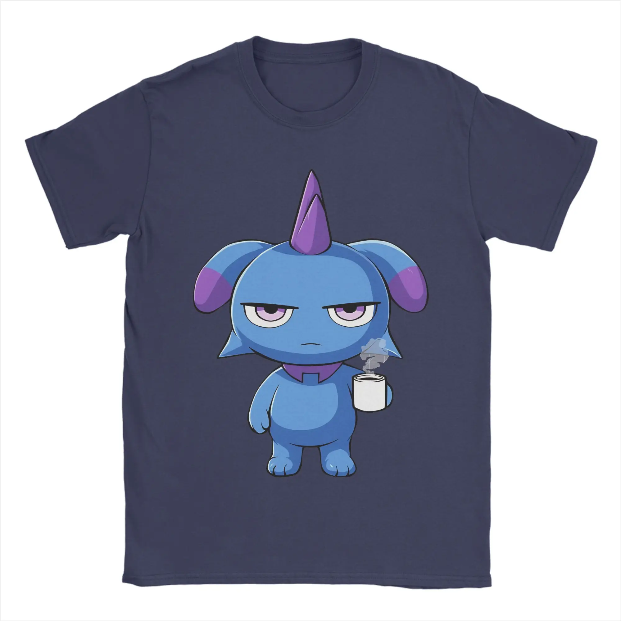 Men Women  Depressos T Shirts  Pure Cotton Tops Unique Short Sleeve Round Collar Tees Summer T-Shirts