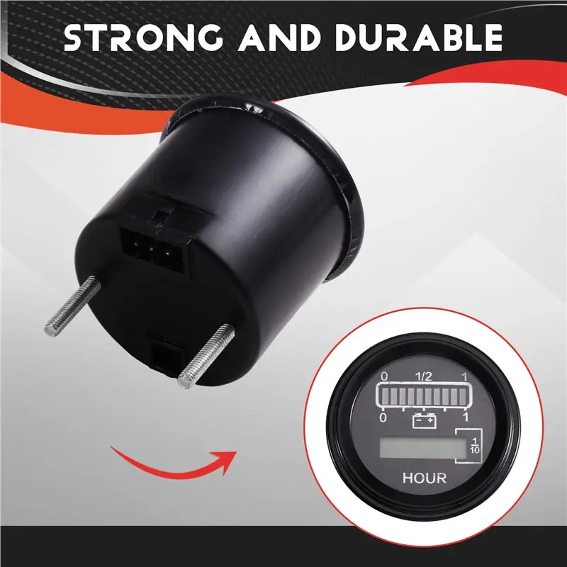 52Mm 24V 48V Battery Capacity Voltage Meter 803-A28K