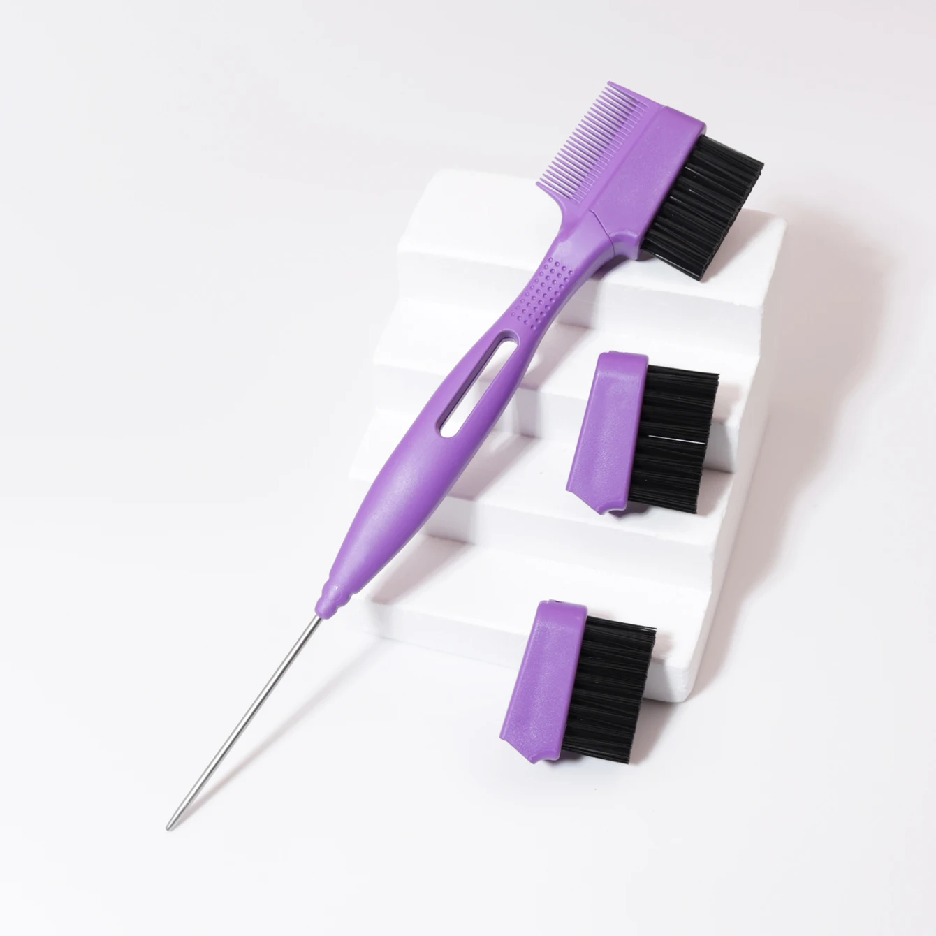 3/12pcs Eyebrow Shaper Eyelash Comb, Double Side Brush Set