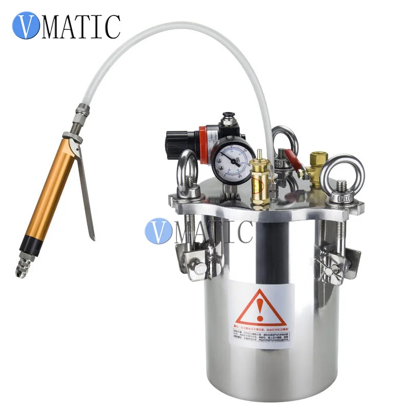 Imagem -02 - Fluid Glue Adhesive Dispensing Pneumatic Valve Grande Flow com Stainless Carbon Steel Pressure Tank Equipment Grupo