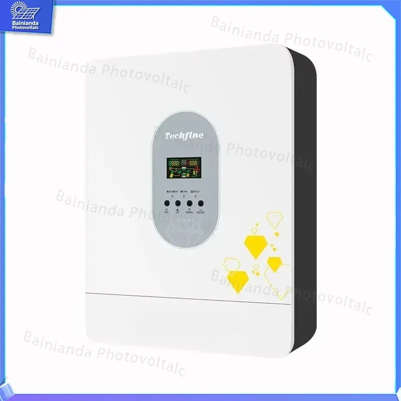 Home Solar Inverter Hybrid Off Grid MPPT Pure Sine Wave 11KW WiFi Household Power System Generator Residential Energy AC DC