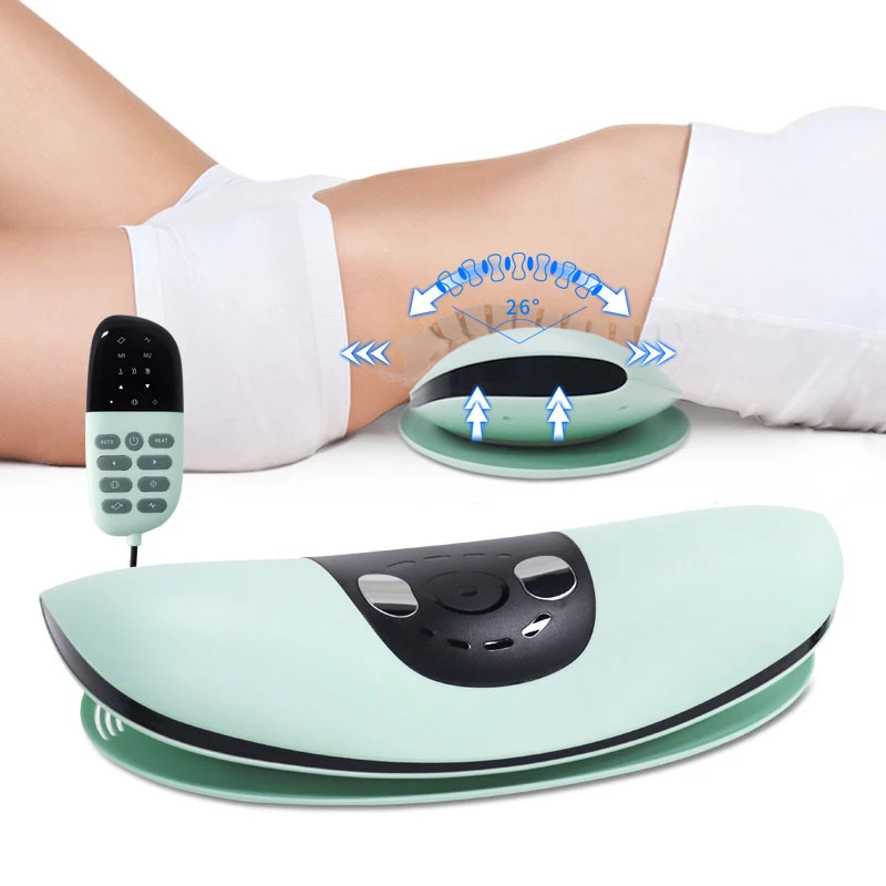 Curvature Lumbar Massager Intelligent Electric Hot Compress Soothing Waist Massager Airbag Waist Massager