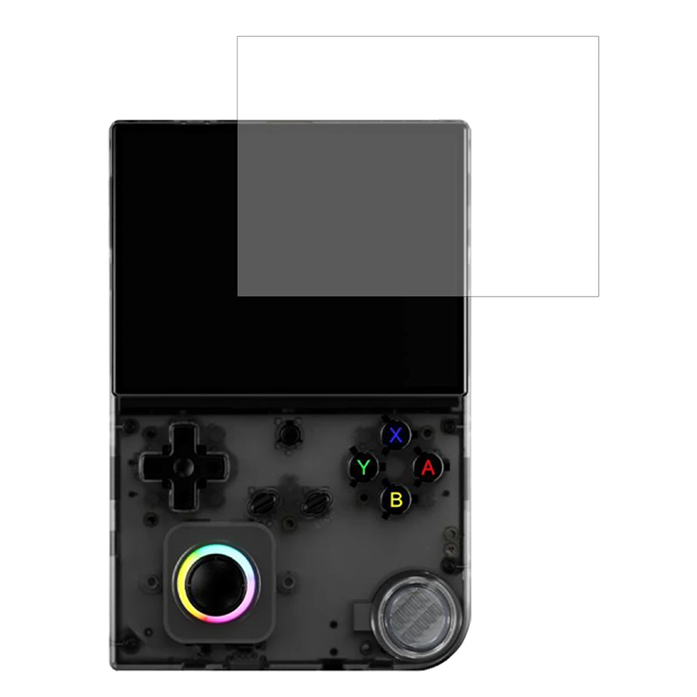 Tempered Glass Screen Protector 9H HD Anti-Fingerprint Tempered Glass Protective Film for Anbernic RG40XXV Handheld Game Console