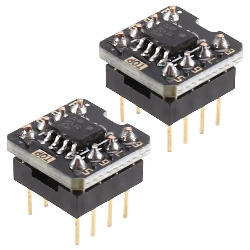 

Операционный усилитель A55T OPA892 - 2 шт. Новые одноканальные операционные усилители с низким уровнем искажений/шума и высоким током 200 мА